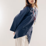 Wave Blouse Navy