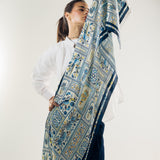 Long Silk Scarf #7