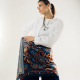 Long Silk Scarf #6