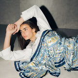 Long Silk Scarf #7