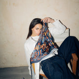 Long Silk Scarf #6