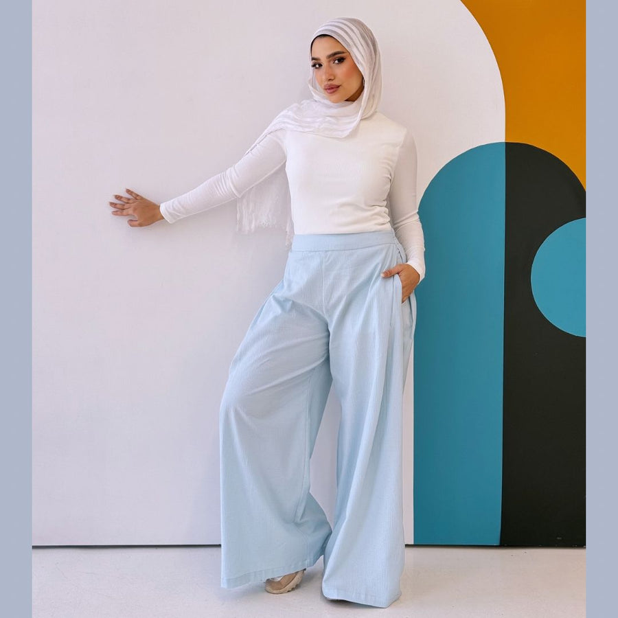 Cleo Pants Baby Blue