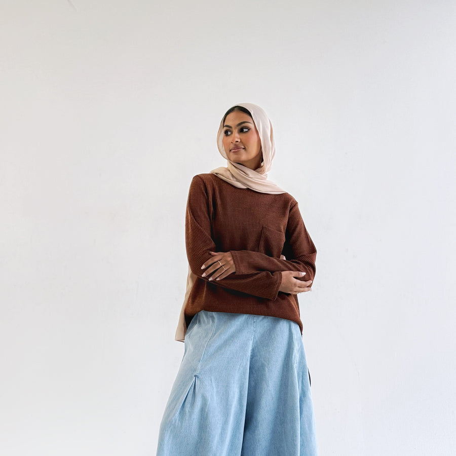 Essential Top Brown