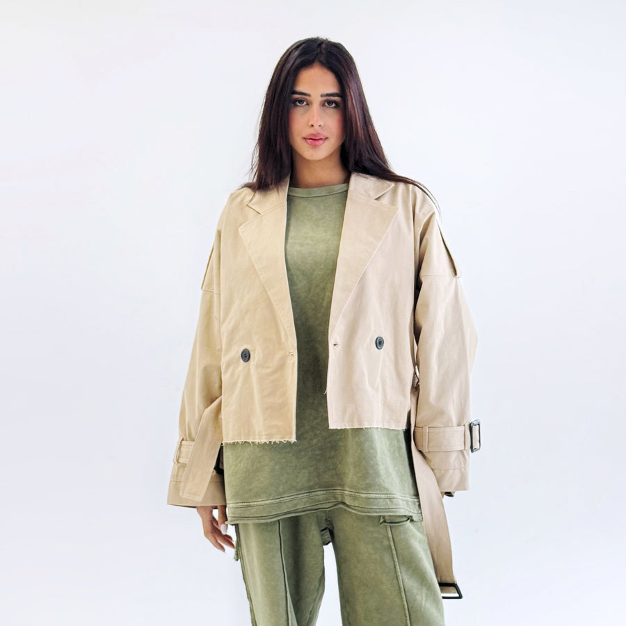 The Mini Trench Beige