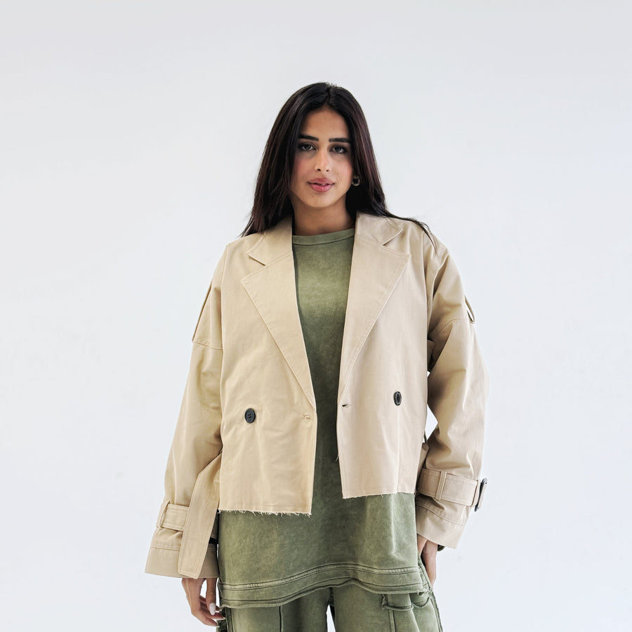 The Mini Trench Beige