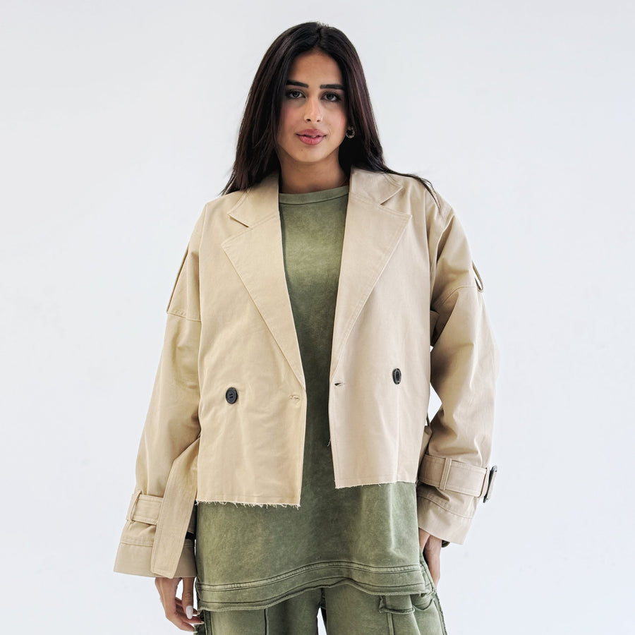 The Mini Trench Beige