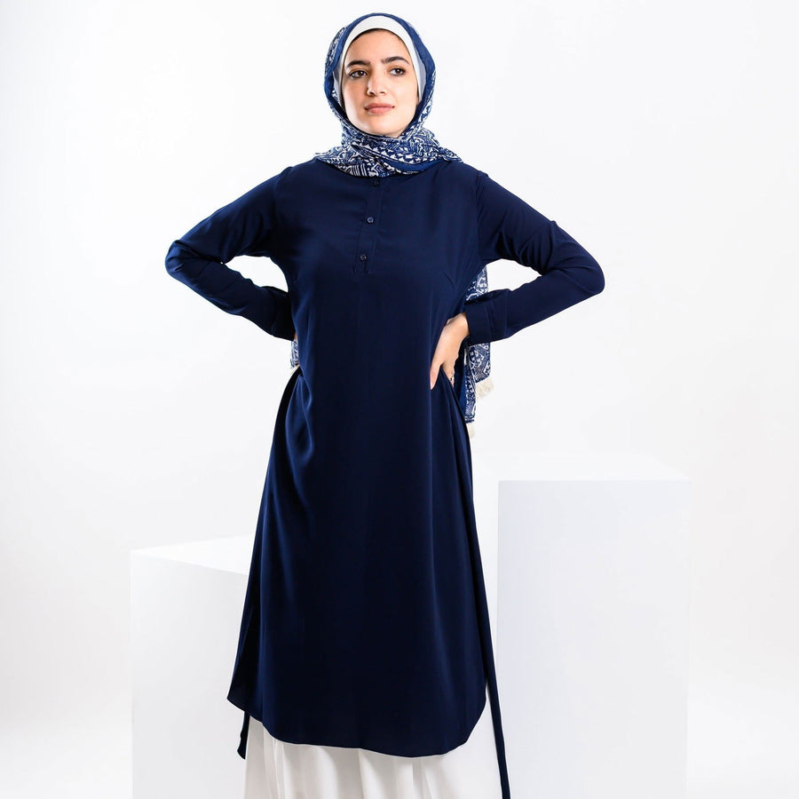 - AB Essential Women Wear - AB Signature Shirt Dark Blue