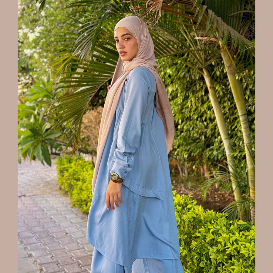 - AB Essential Women Wear - Badya Set Baby Blue