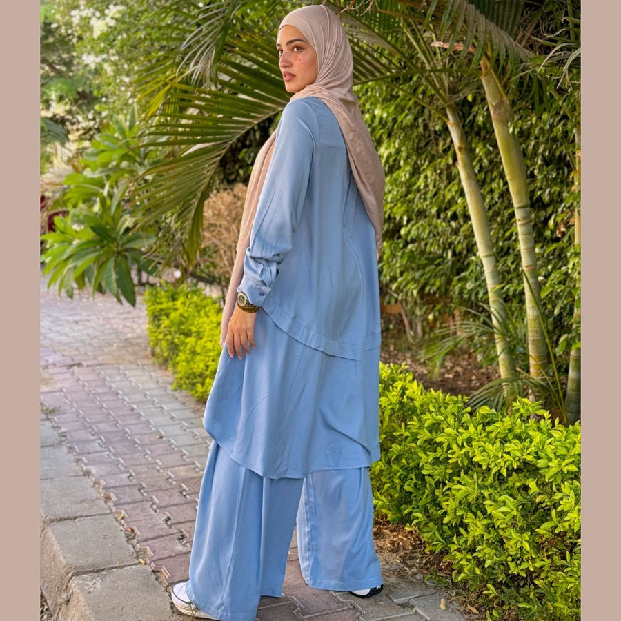 - AB Essential Women Wear - Badya Set Baby Blue