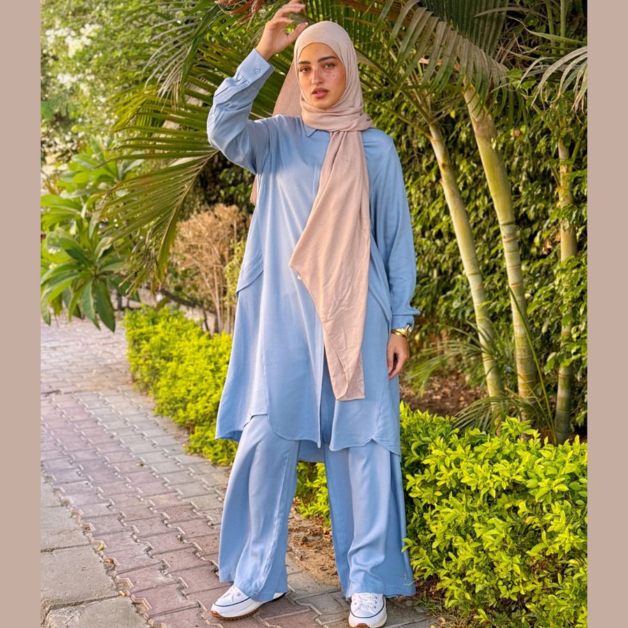 - AB Essential Women Wear - Badya Set Baby Blue