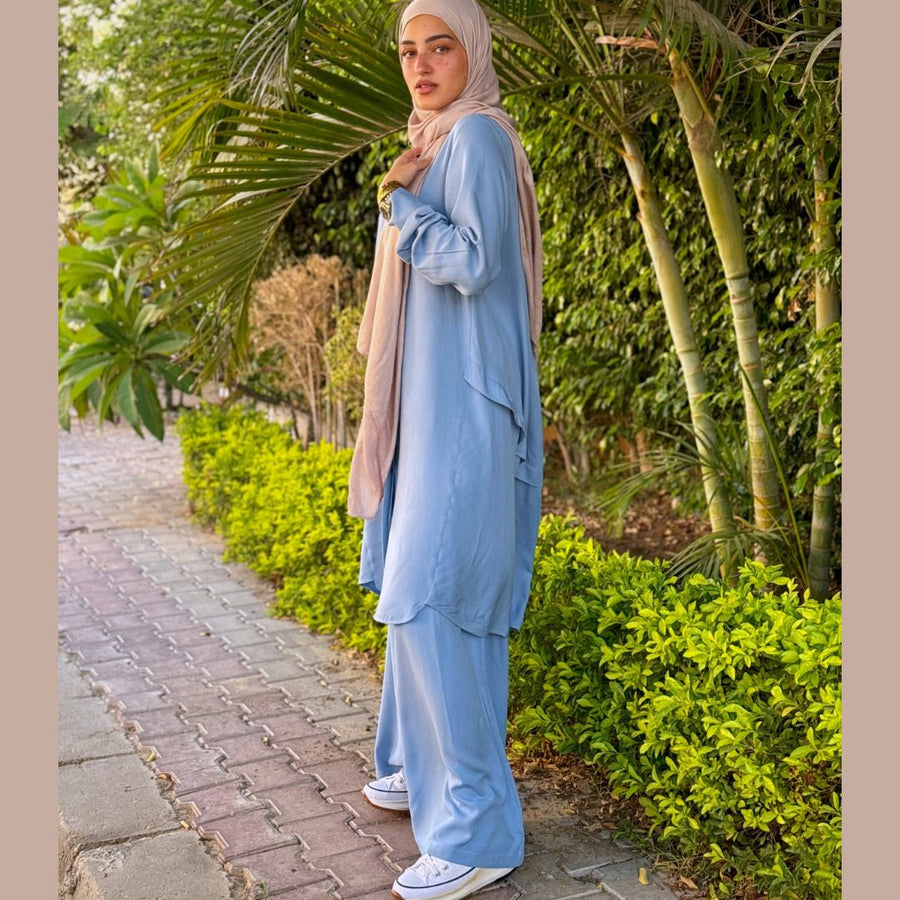 - AB Essential Women Wear - Badya Set Baby Blue