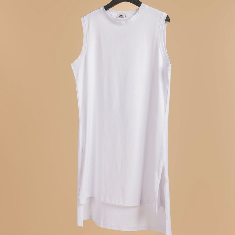 - AB Essential Women Wear - Basic Sleeveless Top White