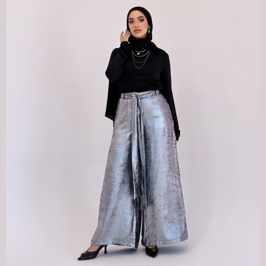 - AB Essential Women Wear - Glitter Black Pants