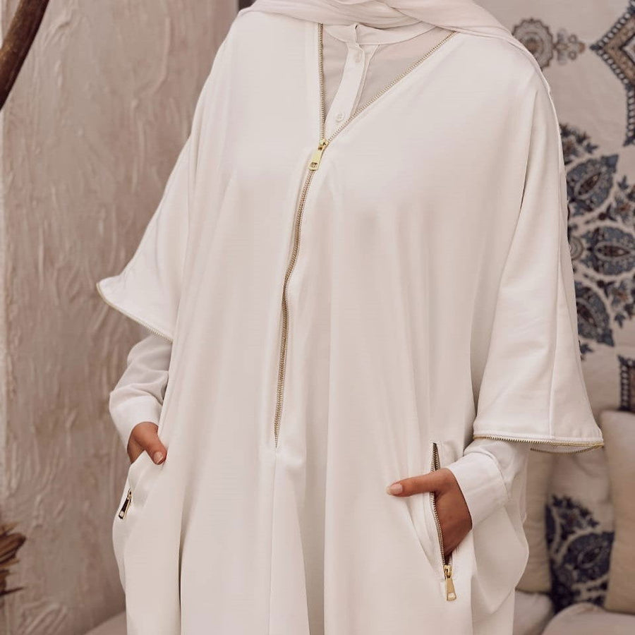 - AB Essential Women Wear - Misk Abaya - White