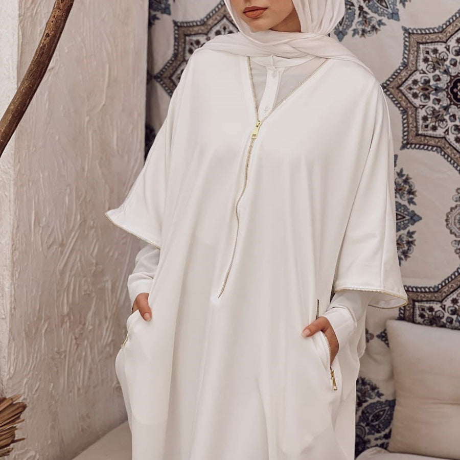 - AB Essential Women Wear - Misk Abaya - White