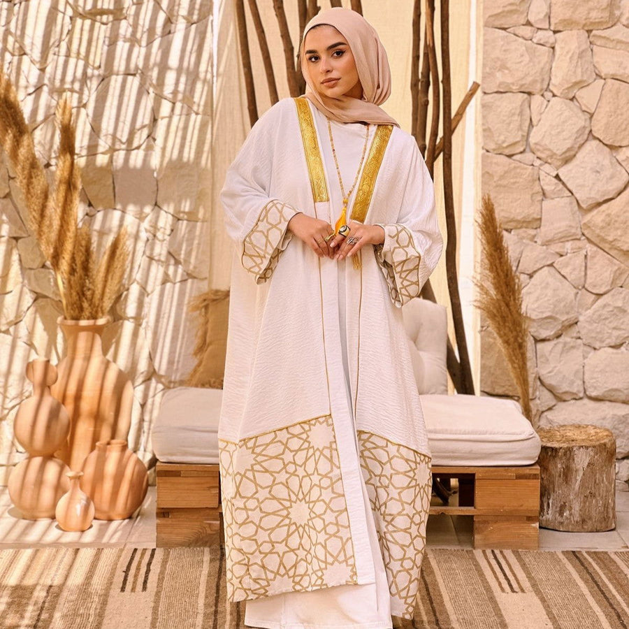 - AB Essential Women Wear - Oriental Golden Kaftan