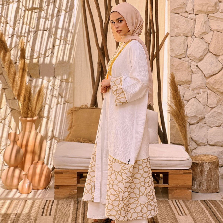 - AB Essential Women Wear - Oriental Golden Kaftan