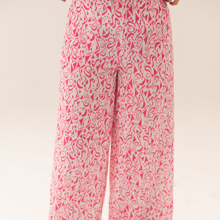 - AB Essential Women Wear - Raspberry Linen pants