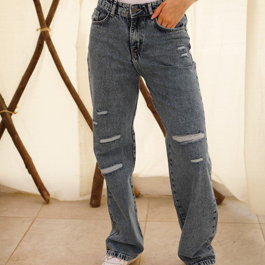 - AB Essential Women Wear - Relaxed Fit Jeans