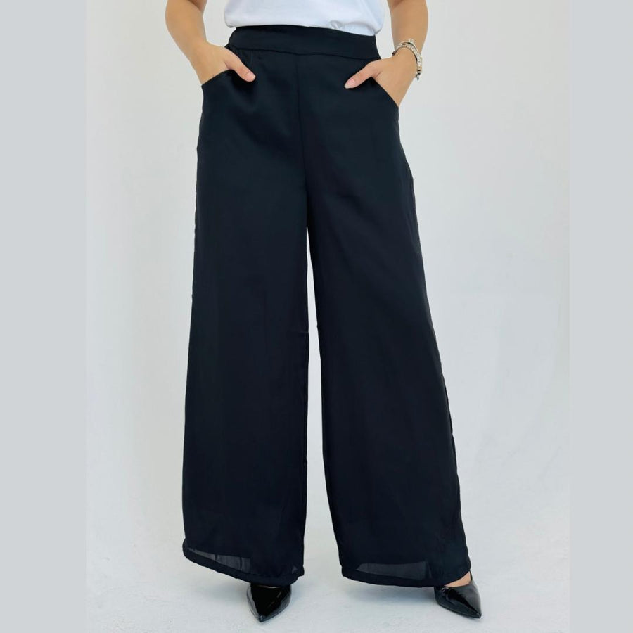 - AB Essential Women Wear - Silk Blacky Pants