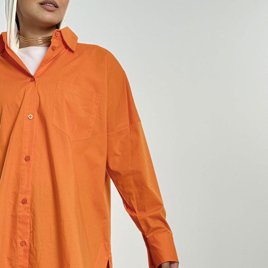 - AB Essential Women Wear - Super Orange Shirt