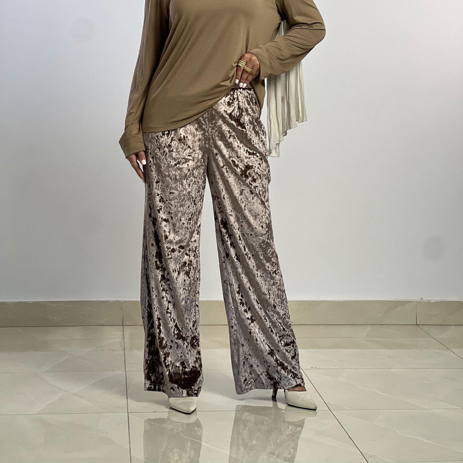 - AB Essential Women Wear - Super Velvet Cafe Pants