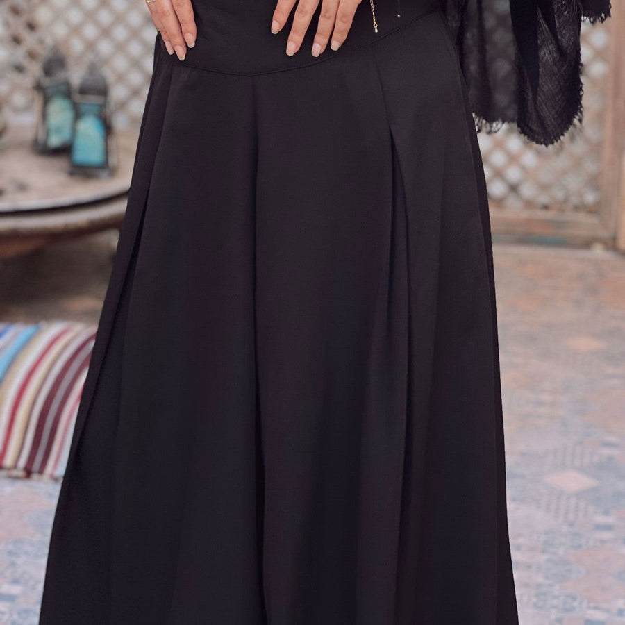 - AB Essential Women Wear - Wide Leg Pants - Black