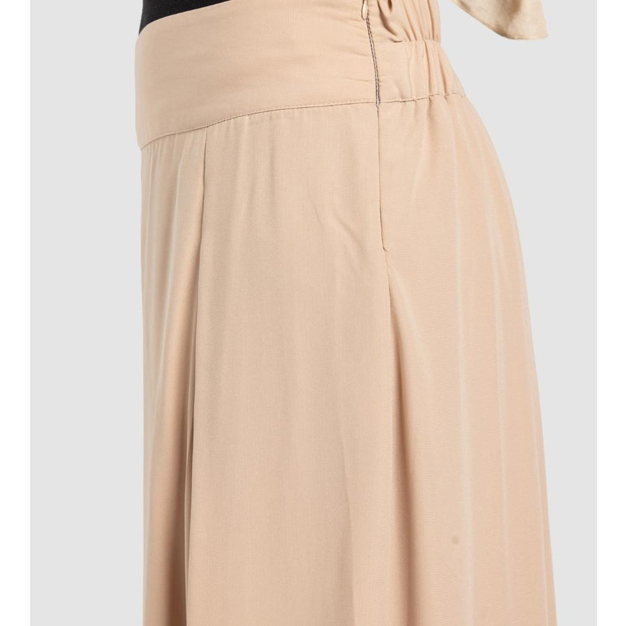 - AB Essential Women Wear - Wide Leg Pants Beige