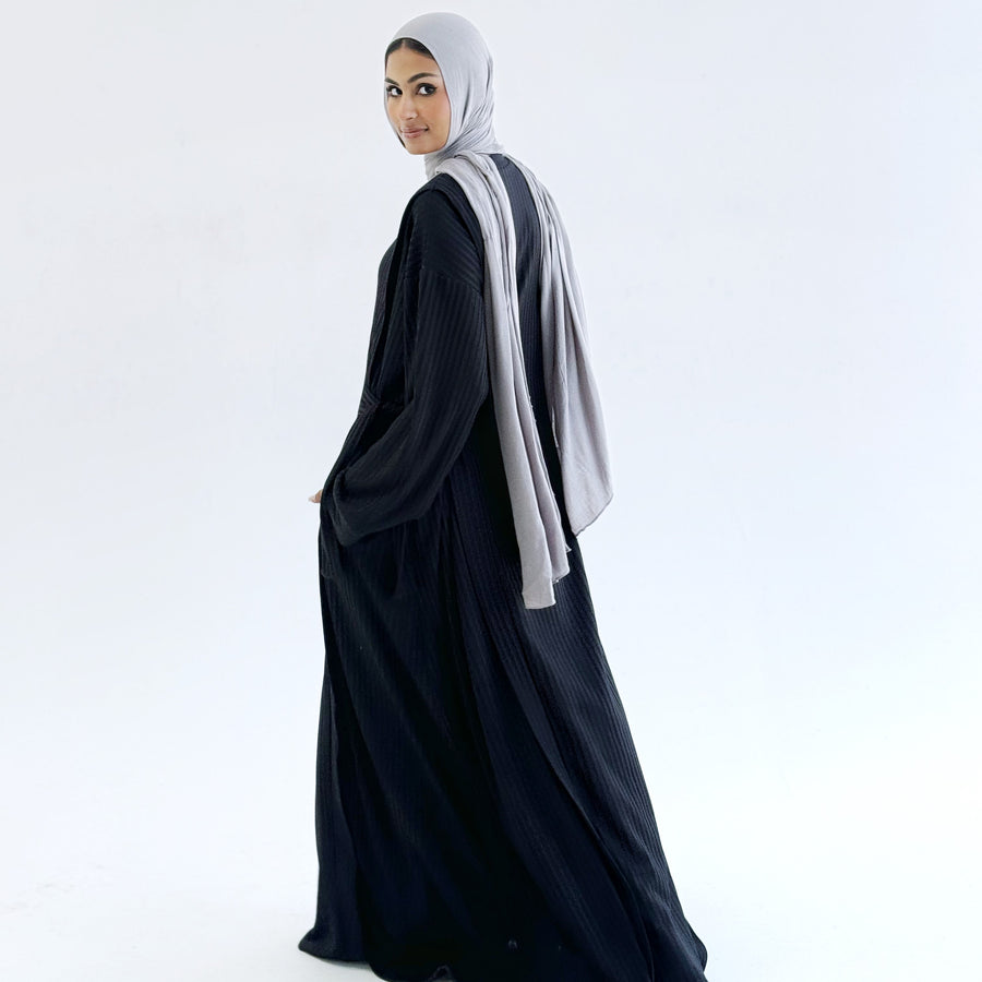 Aicha Abaya Dress Black