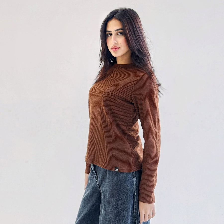 Aura Top Brown - AB Essential Women Wear