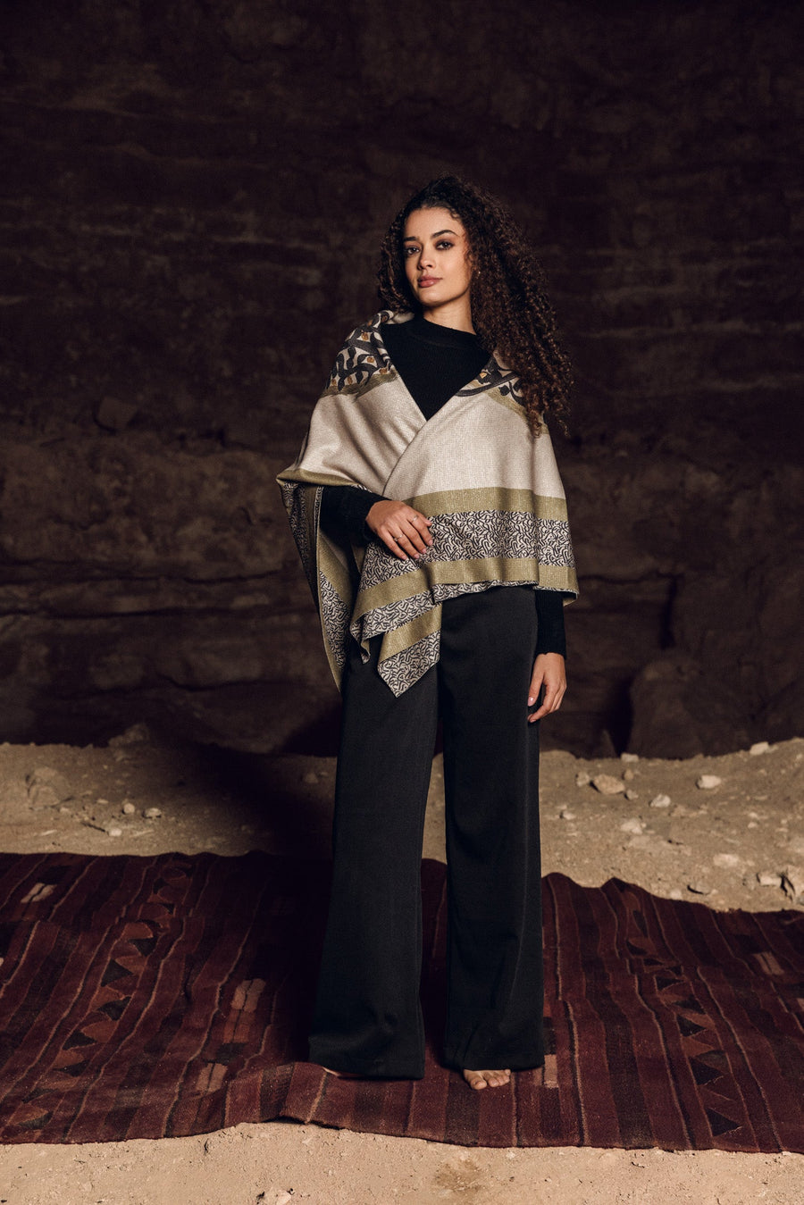 Bird Wool Scarf - AB Essential Women Wear