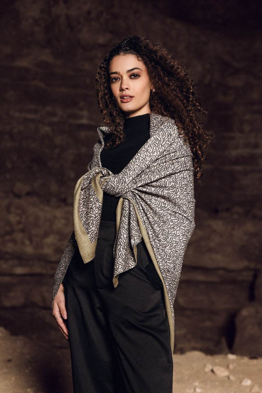 Bird Wool Scarf - AB Essential Women Wear