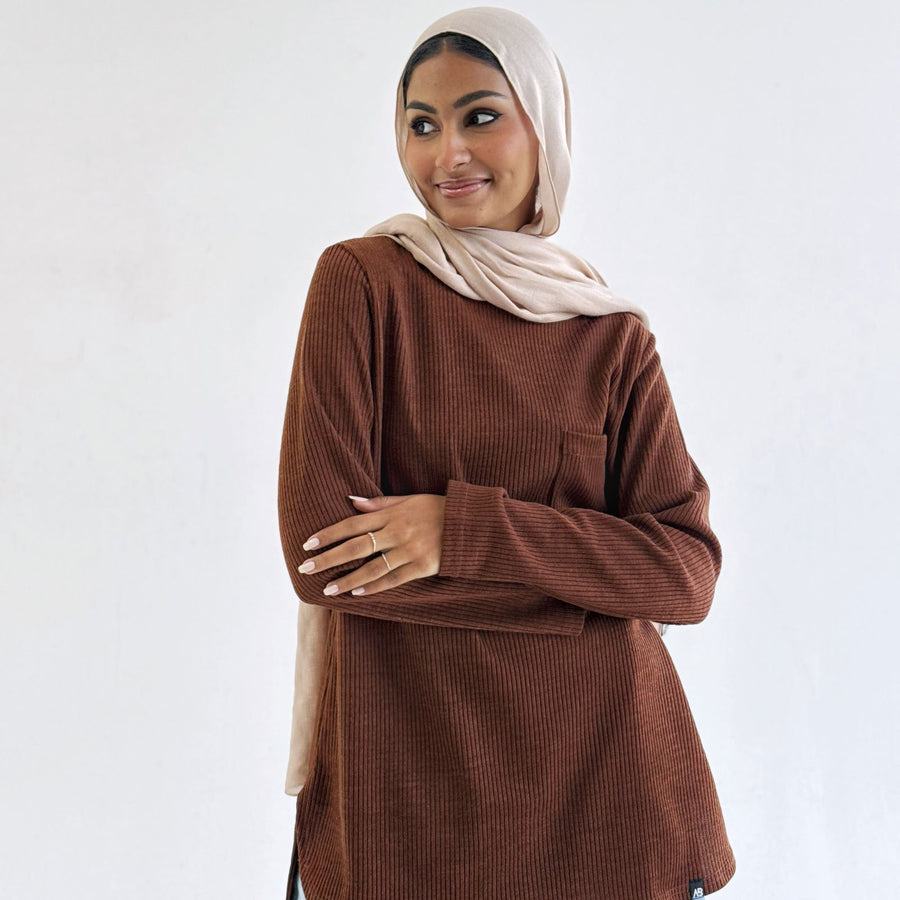 Essential Top Brown - AB Essential Women Wear