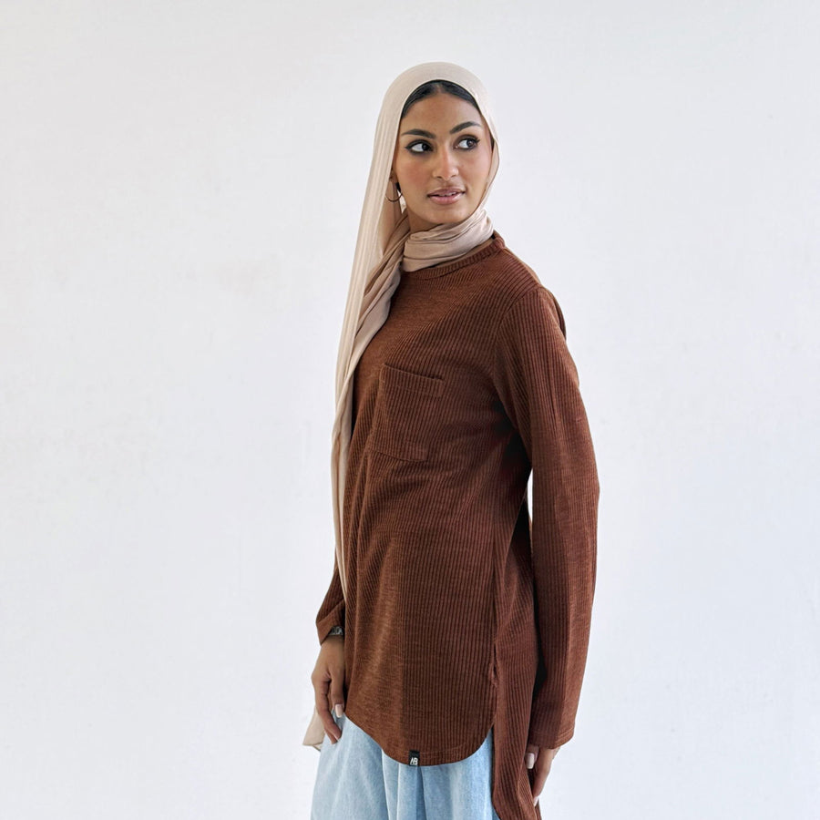 Essential Top Brown - AB Essential Women Wear