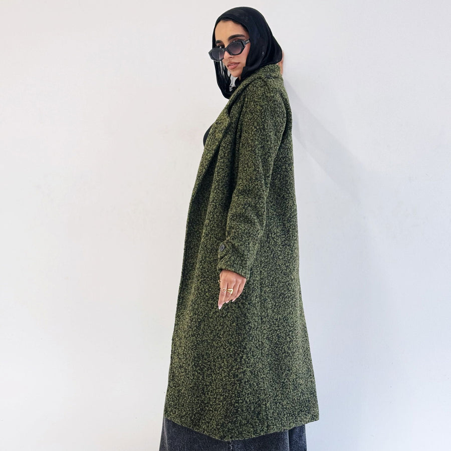 HAWAA COAT Olive - AB Essential Women Wear