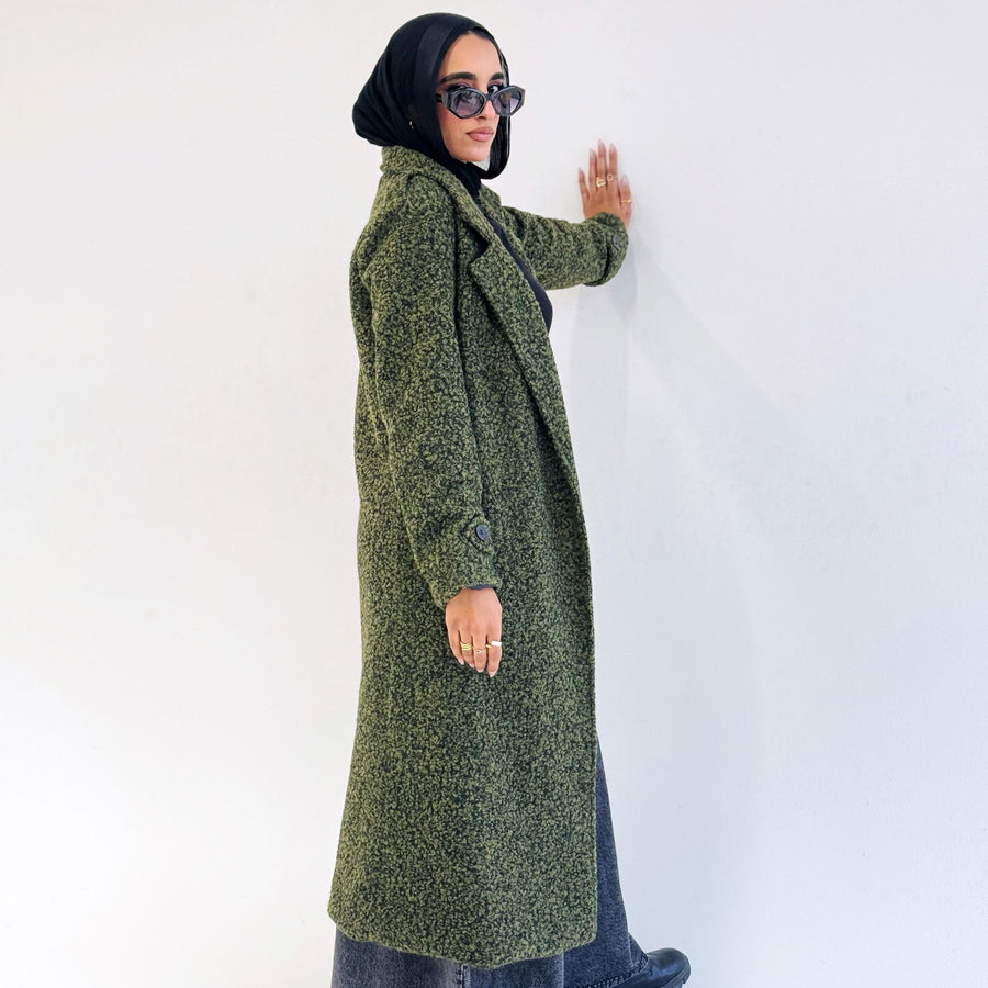 HAWAA COAT Olive - AB Essential Women Wear