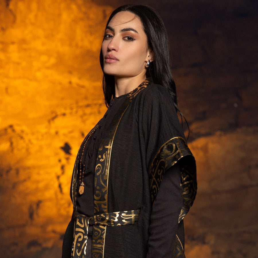 Kalimat Kaftan Gold - AB Essential Women Wear