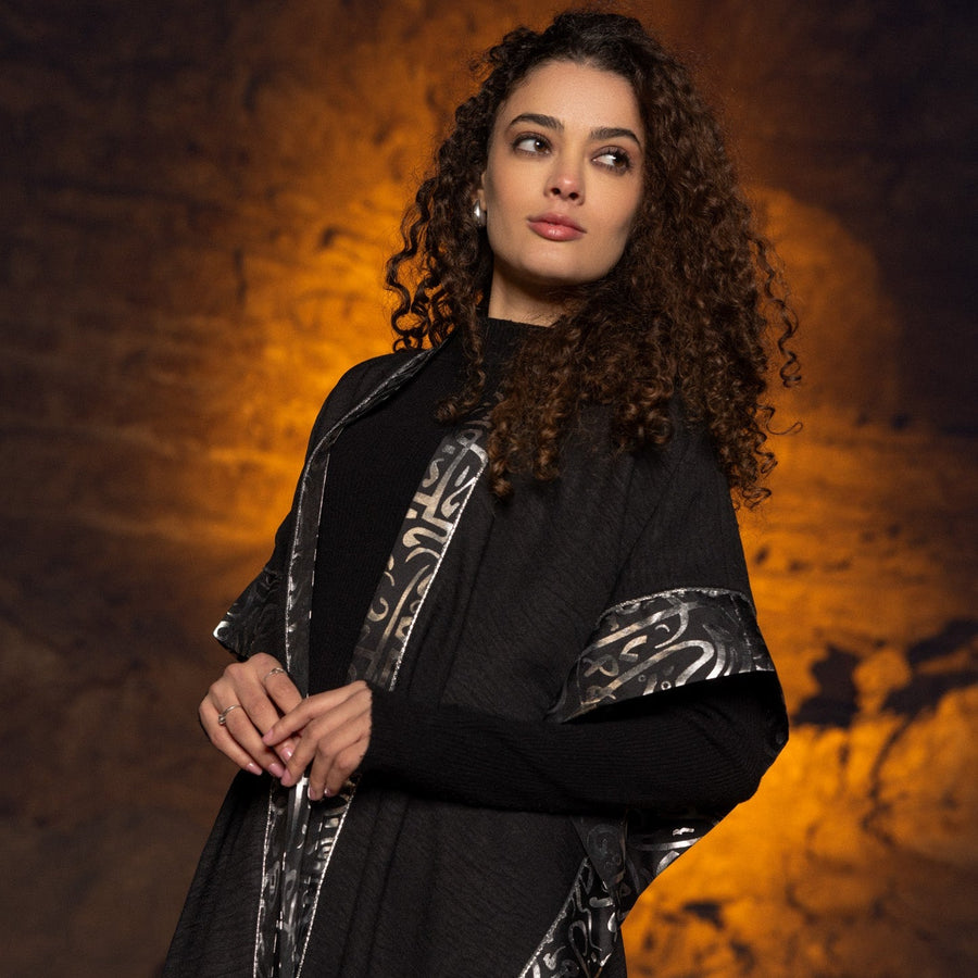 Kalimat Kaftan Silver - AB Essential Women Wear