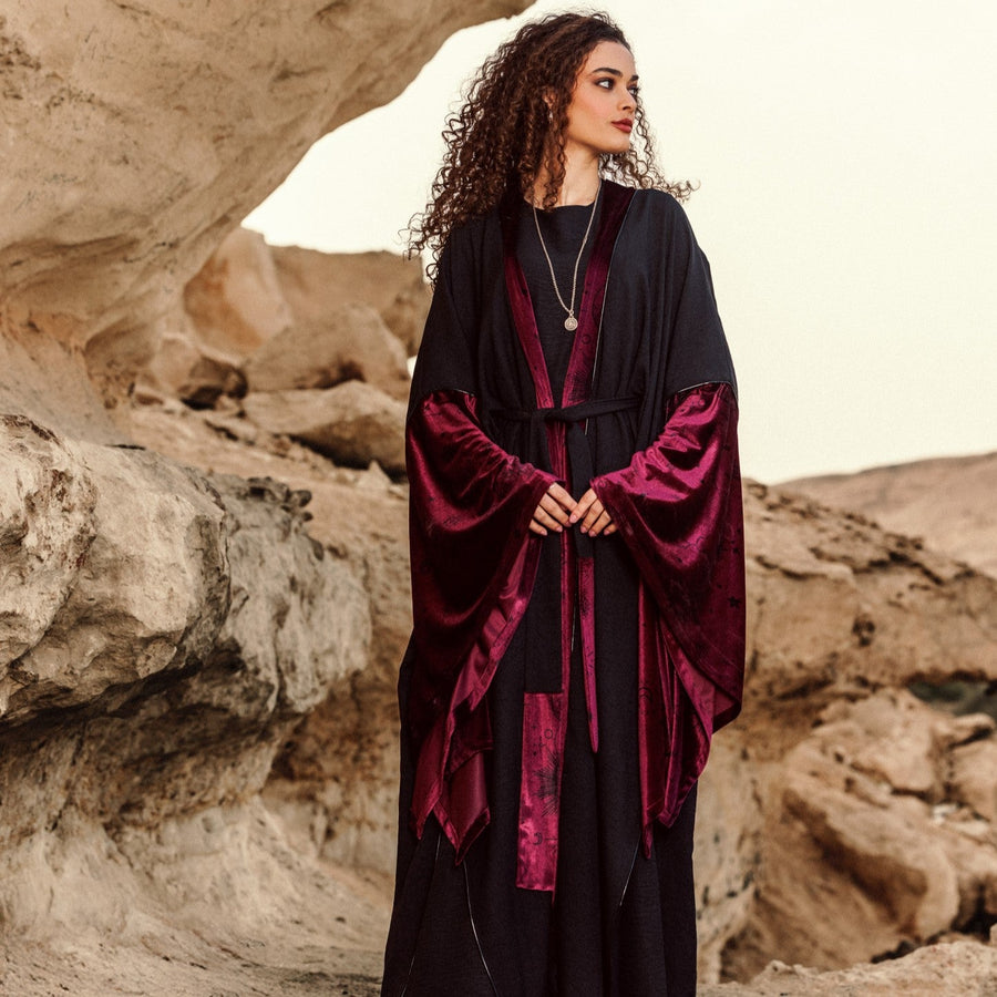 Sky Velvet Kaftan - AB Essential Women Wear