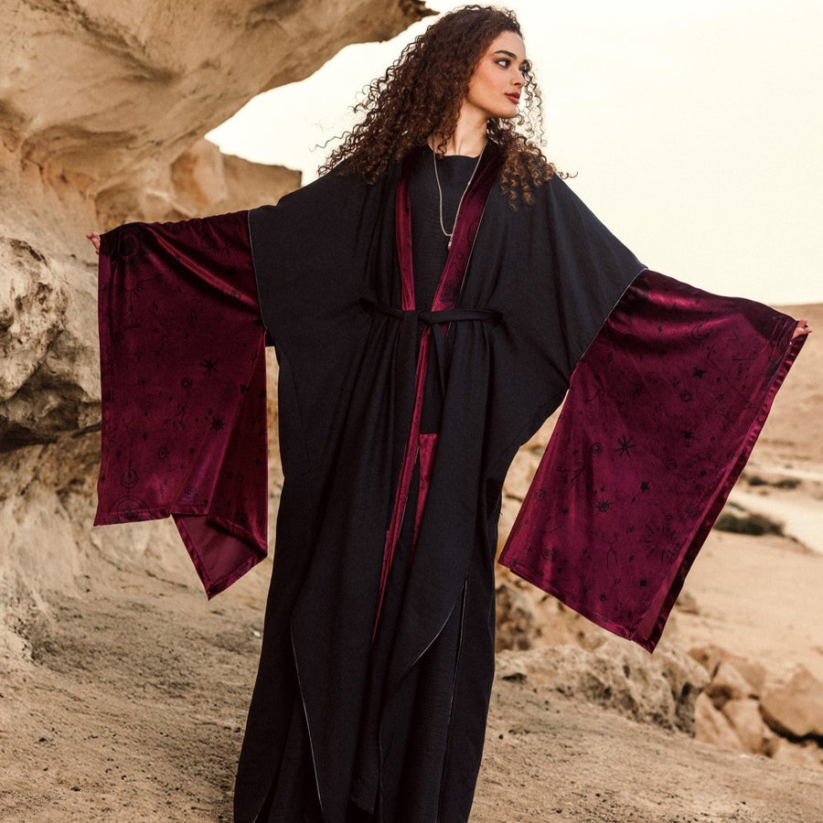 Sky Velvet Kaftan - AB Essential Women Wear