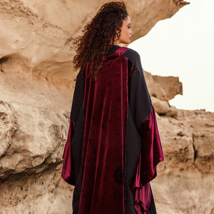 Sky Velvet Kaftan - AB Essential Women Wear