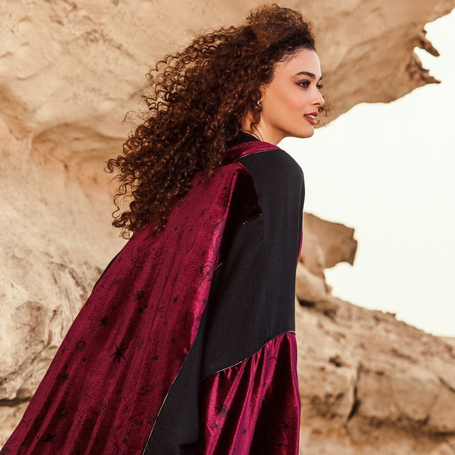 Sky Velvet Kaftan - AB Essential Women Wear