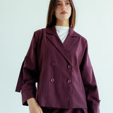 New Bestie Blazer Burgundy