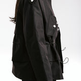 The Icon Gabardine Jacket Black