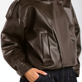 Main Leather Jacket Brown