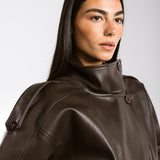 Main Leather Jacket Brown