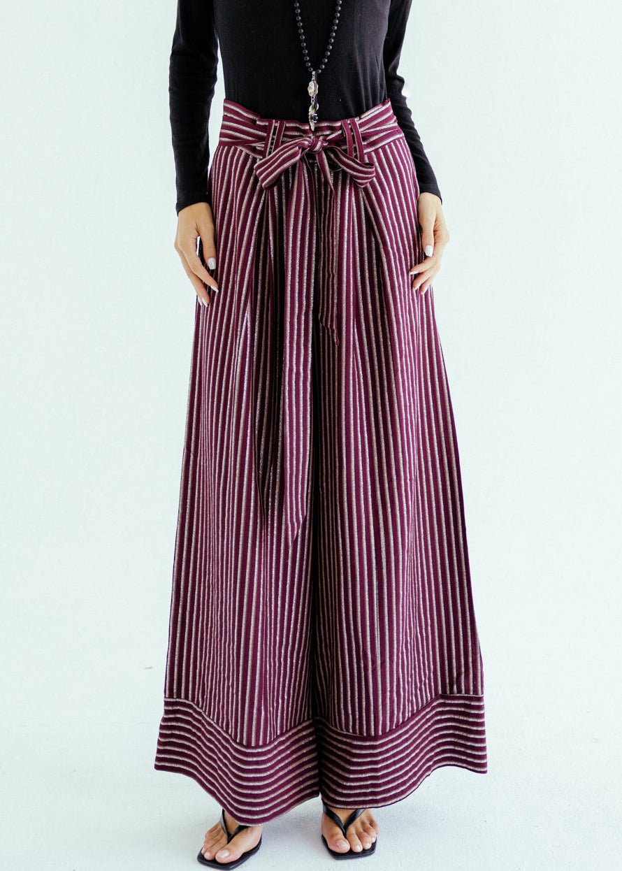 Golden Hour Pants Burgundy