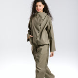 Falling Leaves Set Olive