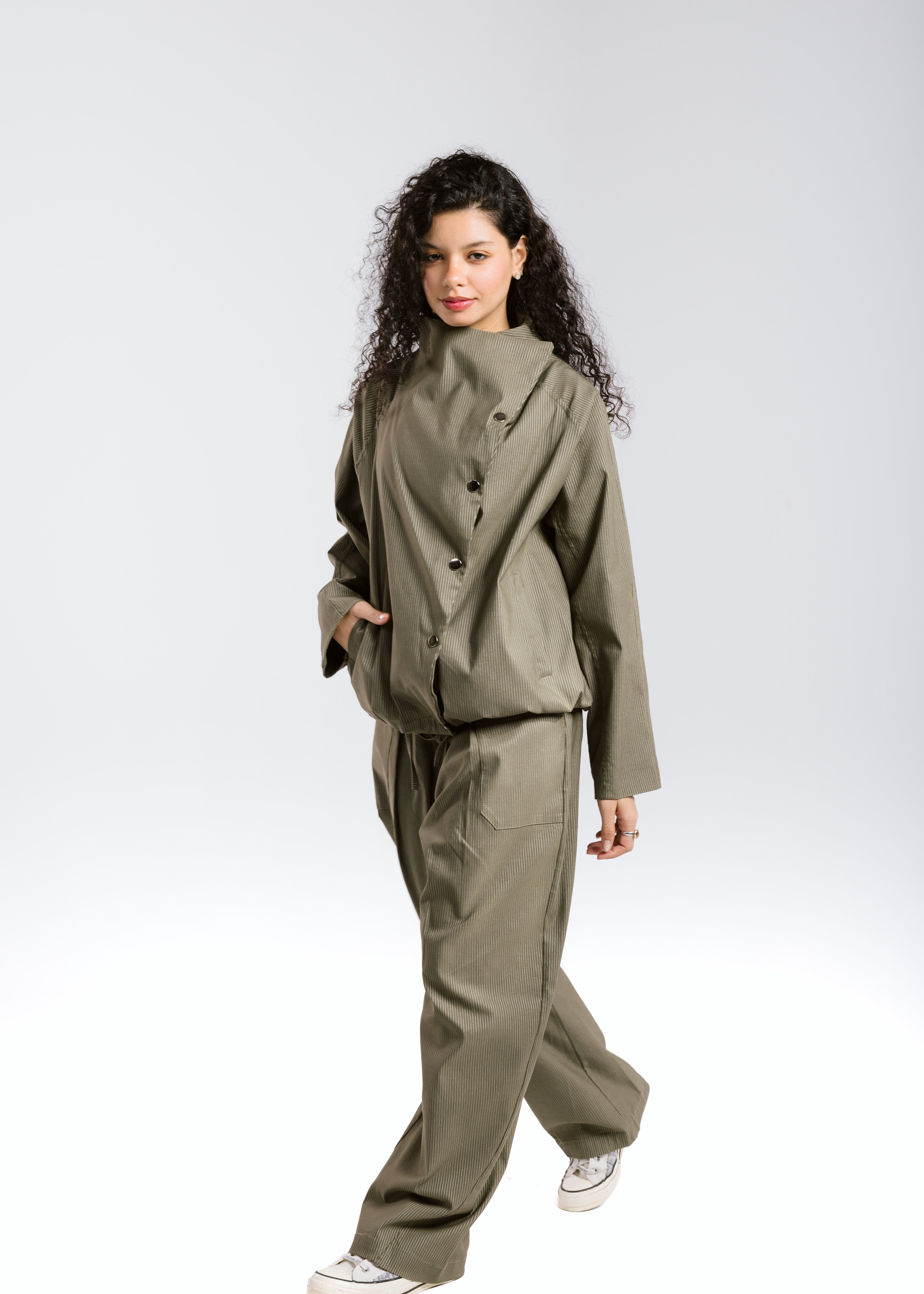 Falling Leaves Set Olive