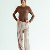 Satin Glow Pants Gold